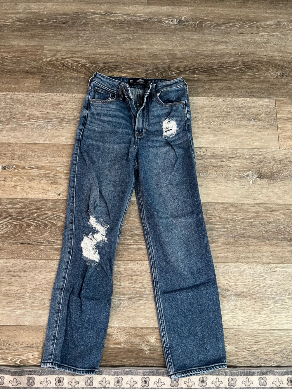 Hollister ultra high rise vintage straight